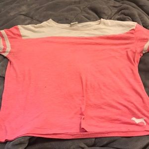 Victoria’s Secret pink shirt